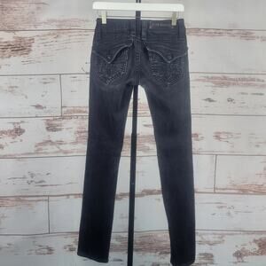 Rock Revival Patti Skinny Jeans Black Size 27